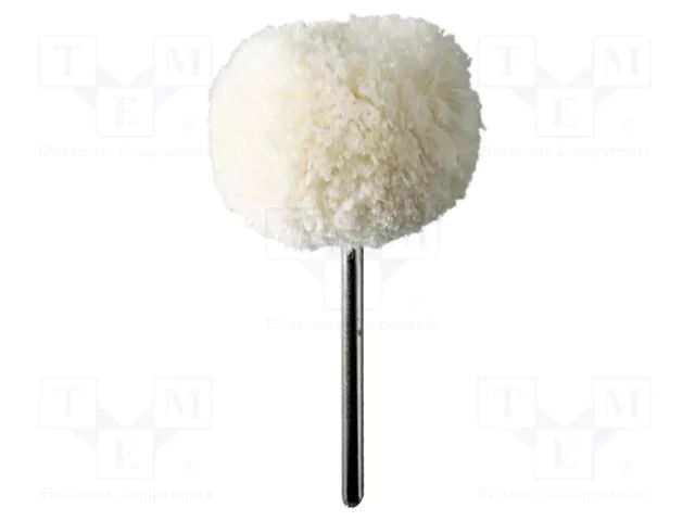 Polishing wheel; Ø: 24mm; Tool material: cotton PG MINI PG-M4810