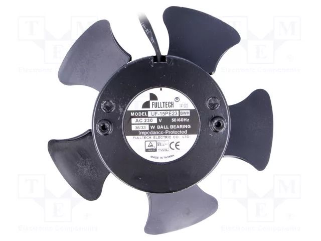 Fan: AC; axial; 230VAC; Ø144x49mm; 271.8m3/h; 48dBA; ball; 2650rpm FULLTECH UF15PE23