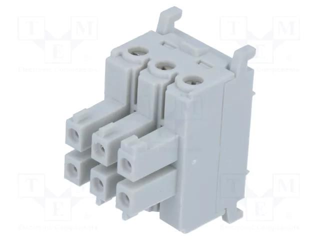 Connector: rectangular; module; VARIOCON; female; PIN: 6; 250V; 10A PHOENIX CONTACT VC-TFS6