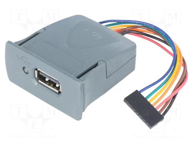 Module: USB; Vinculum; 5VDC; 41.3x41.8x20.5mm; on panel FTDI VDRIVE2