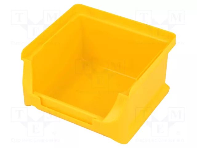 Container: cuvette; plastic; yellow; 102x100x60mm ALLIT AG W-456202