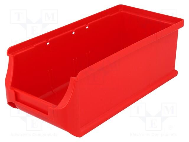 Container: cuvette; plastic; red; 102x215x75mm; ProfiPlus Box 2L ALLIT AG W-456231