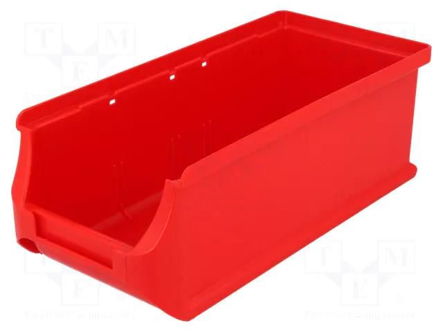 Container: cuvette; plastic; red; 102x215x75mm; ProfiPlus Box 2L ALLIT AG W-456231