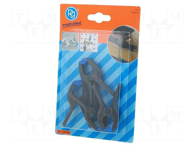 Kit: clips; 0÷18mm; 4pcs. PG MINI PG-M95800