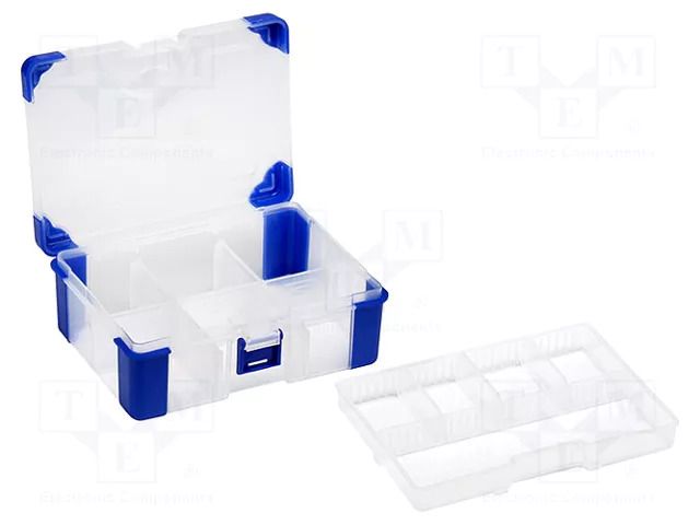 Container: collective; with partitions; polypropylene PG MINI PG-MBOX01