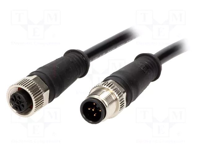 Cable: for sensors/automation; M12; PIN: 5; unshielded; Len: 1m MOLEX MX-120066-8992