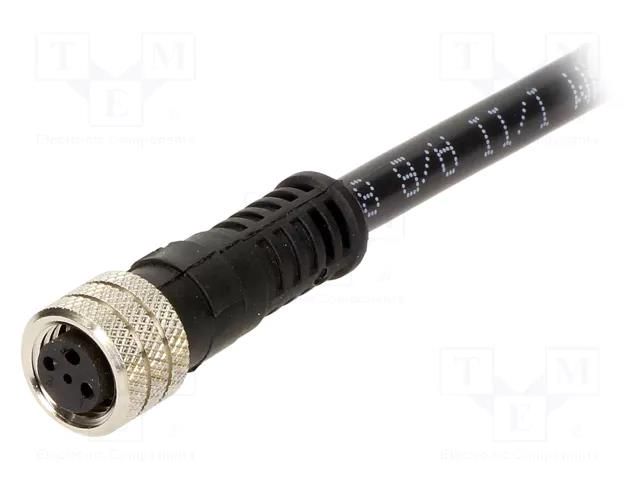 Connector: M8; female; PIN: 3; 3A; 30V; IP67; Nano-Change; straight MOLEX MX-120027-0066
