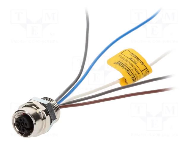 Connector: M12; socket; PIN: 5; female; Micro-Change; 250V; IP67 MOLEX MX-120011-0033
