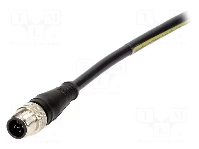 Connector: M12; plug; male; Micro-Change; PIN: 5; straight; 4A; 60V MOLEX MX-120006-0667