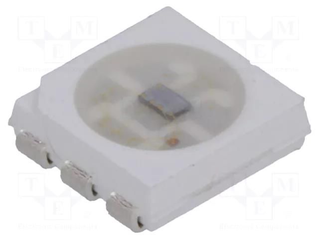LED; RGB; blinking,tricolour; 120°; 3.8÷5VDC; 20mA; 5x5x1.5mm OPTOSUPPLY OST1MAS4C1A