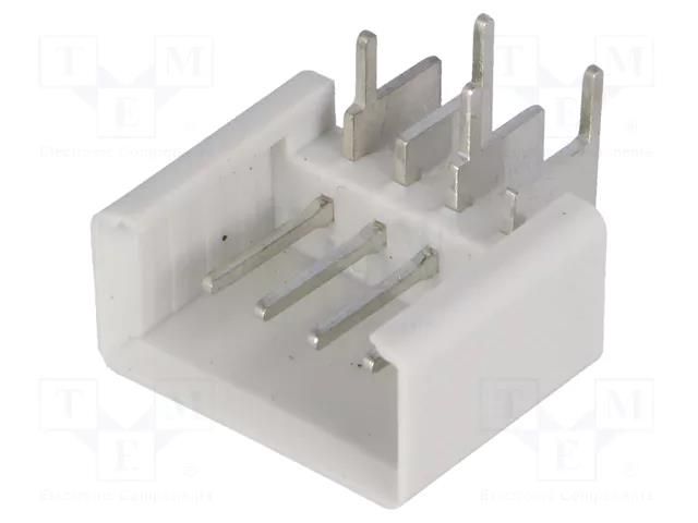 Connector: IDC; socket; male; PIN: 4; angled 90°; THT; tinned; 2.54mm TOMIC P2104