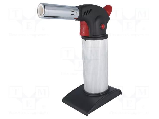 Burner: gas; 1300°C; 68ml; piezoelectric lighter A-HOT PAL-7350
