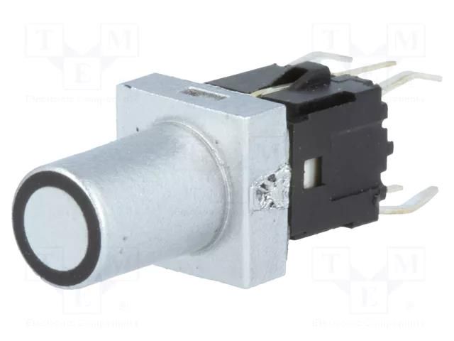 Switch: keypad; Pos: 2; SPST-NO; 0.05A/12VDC; silver; LED; green; THT HIGHLY ELECTRIC PB6149L-3-102