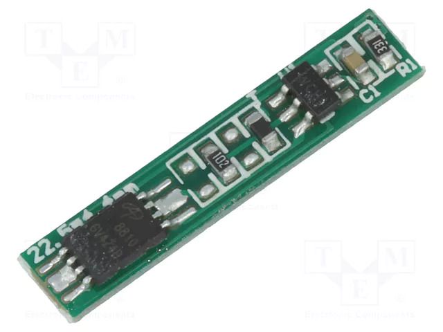 BMS protection; Li-Ion; 22.5x4.4x2mm; 2.5A; 3.6VDC SMARTEC PCM-L01S03-293