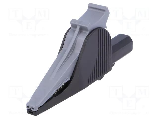 Crocodile clip; 36A; 1kV; black; Grip capac: max.41mm ELECTRO-PJP PJP5066-IEC-N