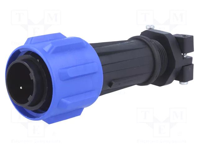 Connector: circular; plug; male; PIN: 2; 32A; 600V; Buccaneer 900 BULGIN PXA911/02/P