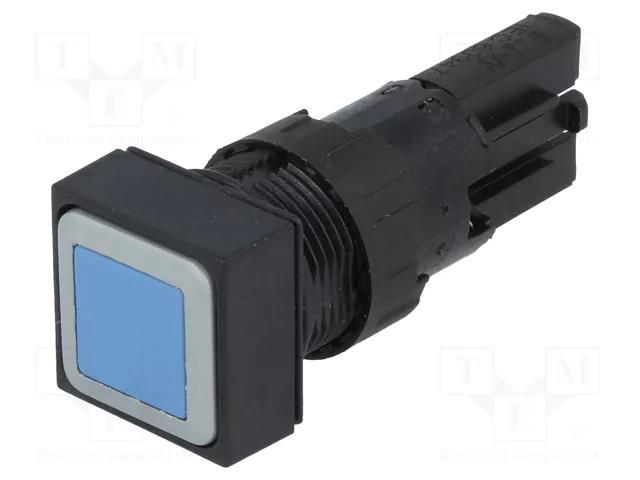 Switch: push-button; 16mm; Stabl.pos: 1; blue; RMQ-16; Pos: 2 EATON ELECTRIC Q18D-BL
