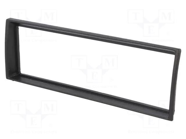 Radio frame; VW; 1 DIN; black 4CARMEDIA RAM-40.059