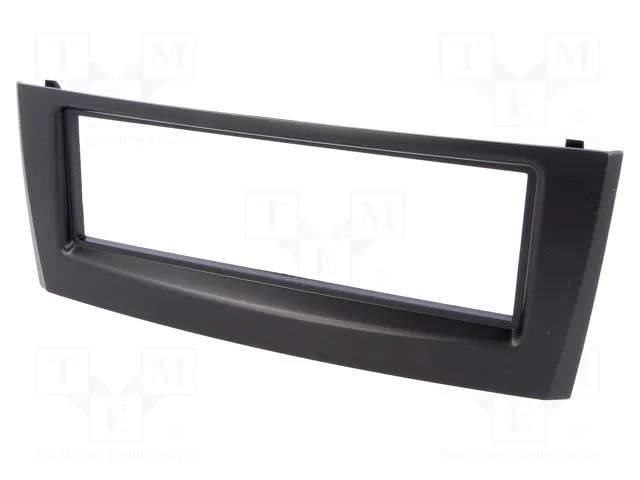 Radio frame; Fiat; 1 DIN; black gloss 4CARMEDIA RAM-40.187.3