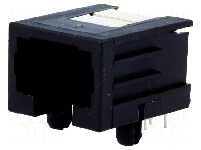 Connector: RJ45; socket; PIN: 8; Cat: 3; low profile; 8p8c; on PCBs TE Connectivity RJ45GLP-AMP