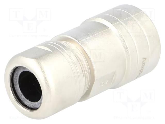 Gland; straight; size 18; metal; Plating: nickel; 14.5mm; RT360 AMPHENOL RT0L-18CG-S1