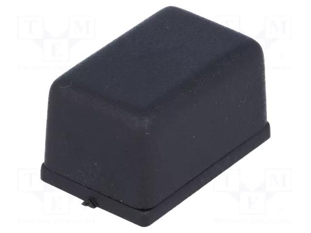 Enclosure: multipurpose; X: 17mm; Y: 26mm; Z: 14mm; ABS; black KRADEX Z63-ABS