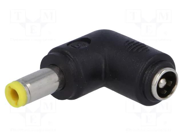 Adapter; Plug: right angle; Input: 5,5/2,1; Out: 5,5/2,5; 7A ESPE ZS21X55/25X55-K
