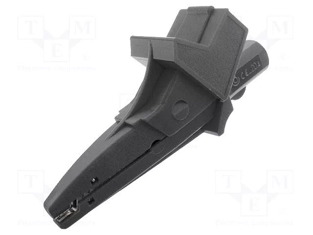 Crocodile clip; 20A; 1kVDC; black; Grip capac: max.25mm HT INSTRUMENTS HTI-HA50040N