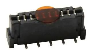 CONNECTOR, FFC, 10POS, 1ROW, 1MM FC1-10-01-T-K-TR