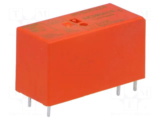 Relay: electromagnetic; SPST-NO; Ucoil: 24VDC; Icontacts max: 16A TE Connectivity RTS3T024