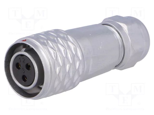 Connector: circular; plug; female; PIN: 3; IP67; SF12; 4÷6.5mm; 13A WEIPU SF1210/S3
