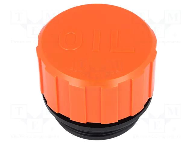 Breather cap; with "tech-foam" air filter of polyurethane ELESA+GANTER SFP.70-2+F/FOAM