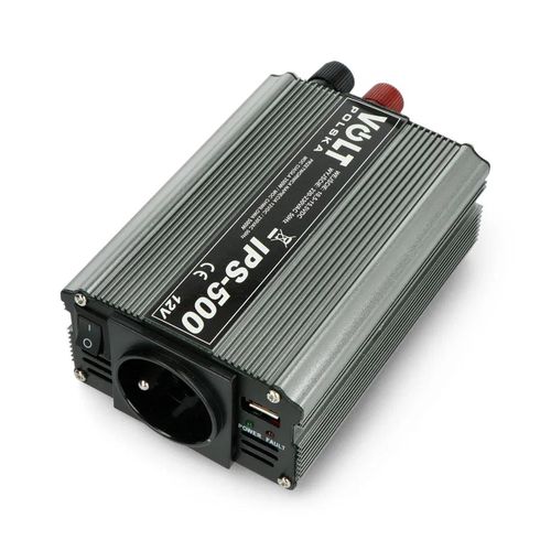 Converter DC/AC step-up 12VDC / 230VAC 350/500W - sinus - Volt IPS-500 VLT-16438 5903111886028