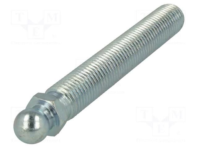 Pin; M16; steel; Ø: 14mm; Plating: zinc; Thread len: 108mm ELESA+GANTER SM-14-M16X108