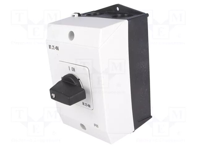 Switch: cam switch; Stabl.pos: 2; 20A; 0-1; in housing; Poles: 1 EATON ELECTRIC T0-1-8200/I1