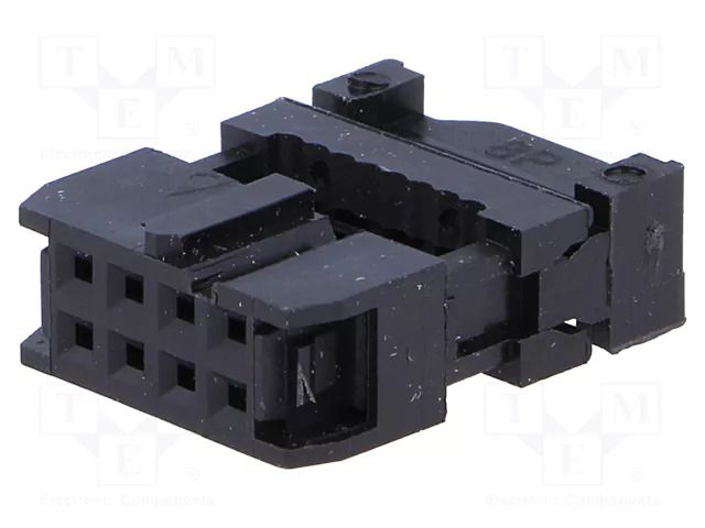 Connector: IDC; plug; female; PIN: 8; straight; IDC; 2.54mm; 2x4 AMPHENOL COMMUNICATIONS SOLUTIONS T812-1-08