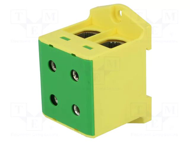 Splice terminal: rail; 640A; 690V; screw terminal; yellow-green OUNEVA T022150.YG