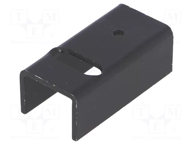 Heatsink: moulded; U; TO220; black; L: 35mm; W: 17mm; H: 13mm; 17K/W FISCHER ELEKTRONIK US17-TO220