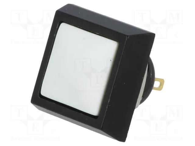 Switch: vandal resistant; Pos: 2; SPST-NO; 2A/36VDC; IP65; OFF-(ON) ONPOW V12S-12W-A