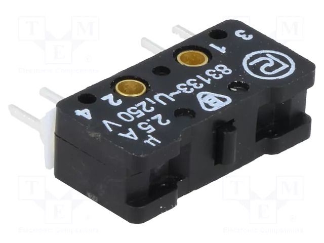 Microswitch SNAP ACTION; 2.5A/250VAC; 0.3A/220VDC; ON-(ON); IP40 PROMET WLK-15