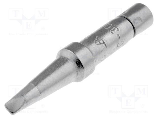 Tip; chisel; 2.4x0.8mm; 480°C; for  soldering iron; WEL.PT-B9 PLATO PLATO-C-3040-9