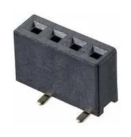 CONN, RCPT, 4POS, 1ROW, 1.27MM M50-3140445