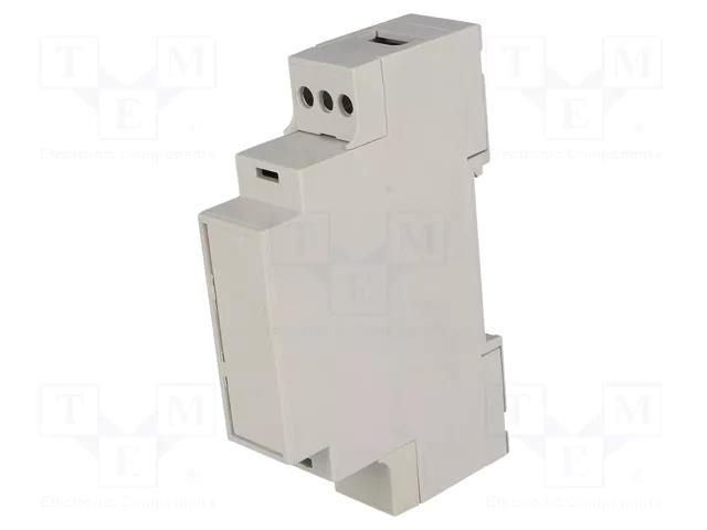 Enclosure: for DIN rail mounting; Y: 90mm; X: 17.5mm; Z: 53mm; PPO ITALTRONIC 1MH53/5