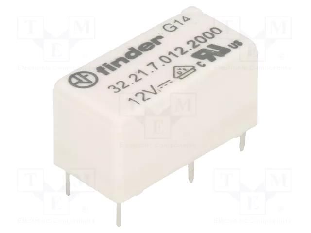Relay: electromagnetic; SPDT; Ucoil: 12VDC; Icontacts max: 15A FINDER 32.21.7.012.200