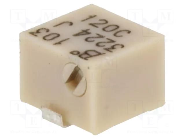Potentiometer: mounting; multiturn; 10kΩ; 250mW; SMD; ±10%; linear BOURNS 3224J-1-103E