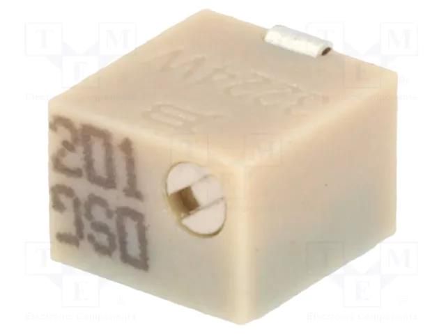 Potentiometer: mounting; multiturn; 200Ω; 250mW; SMD; ±10%; linear BOURNS 3224W-1-201E
