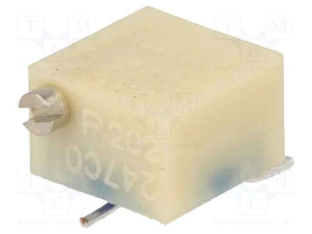 Potentiometer: mounting; multiturn; 2kΩ; 250mW; SMD; ±10%; linear BOURNS 3269P-1-202LF