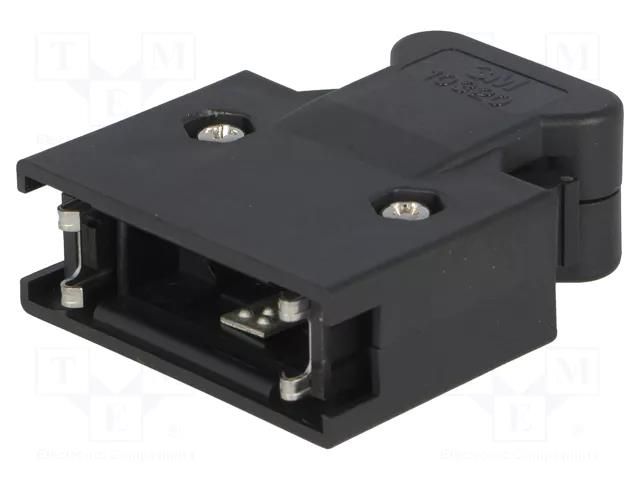 Plug case; PIN: 20; Locking: latch; for cable; Mini D Ribbon 3M 10320-52F0-008