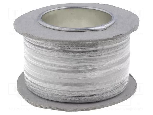 Braids; tape; Thk: 0.75mm; W: 5mm; 30A; Body dim: 16x8x0.15mm; 25m TE Connectivity PLC-30A