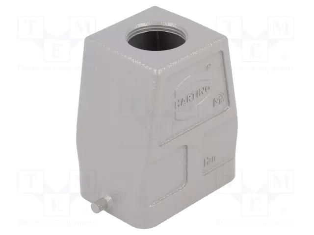 Enclosure for connectors: HDC; size 6B; for cable; Han® B; IP65 HARTING 19300060446